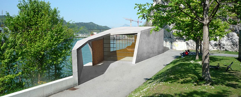 Wettbewerb Feuerwehrbootshaus, Kufstein, 2011